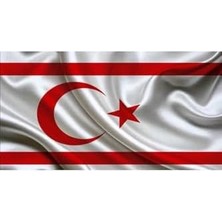 Esmo Home Zc Bayrak Kıbrıs Milli Gönder Bayrağı 100X150 cm Raşel Dijital Baskı