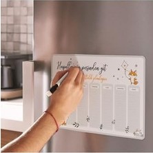 Esmo Home Hayallerinin Peşinden Git Mottolu Magnet Planlayıcı