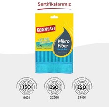 Esmo Home Mikrofiber Banyo Bezi 2'li Set, Çift Taraflı Ekstra Hızlı Kuruyan Mikrofiber Temizlik Bezi Seti 30X30 Cm, Kir Sökücü Tasarım, Yüksek Emiş Gücü, Tüy Çizik Bırakmayan Banyo Temizlik Bezi Seti