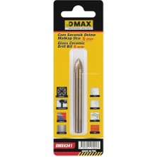 Esmo Home Matkap Ucu, Cam Seramik Delme Ucu, Kaplama, Mermer Cam Delici Uçlar, Hassas Delme Performansı, Dayanıklı ve Çok Amaçlı Kullanım, Sert Yüzeyler Için, Çoklu Ölçü (6 Mm)