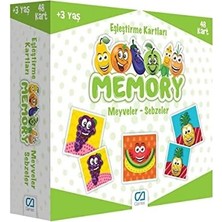 Esmo Home Meyveler - Sebzeler - Memory Eşleştirme Kartları