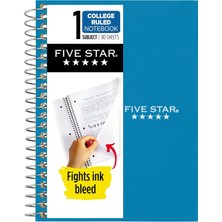 Esmo Home Star Kişisel Defter, Kolej Kareli, 7 "x 4 3/8", 80 Yaprak, Tidewater (450048CG1-ECM)
