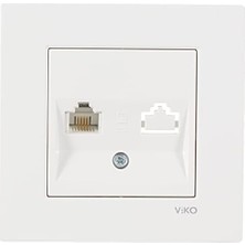 Esmo Home Beyaz Cat 3 Tekli Nümeris