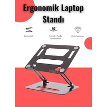 Esmo Home Basic2 Aluminyum Ergonomik Ayarlanabiliir Notebook Standı 1