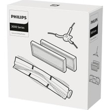 Esmo Home XV1433/00 Vakum ve Paspas Robotları 2000 ve 3000 Serisi Orijinal Yedek Kit. 2 EPA11 Filtre, 1 Ana Fırça ve 1 Yan Fırça. Şu Modeller Için: XU2000, XU2100, XU3100, XU3110, XU3000