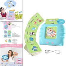 Esmo Home Ingilizce Erken Eğitim Kartı 224 Adet Sesli Konuşan Kartlar Mavi