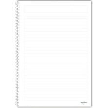 Esmo Home Lé 2012095/1 Tranz Pp Kapak, 1.hamur Kağıt Spiralli Defter, Mavi