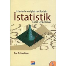 Esmo Home Iktisatçılar ve Işletmeciler Için Istatistik: Excel Uygulamalı