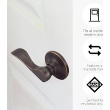 Esmo Home 700526 Springdale Geçit Salonu ve Dolap Kapı Kolu Yağ Ovuşturdu Bronz