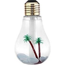 Esmo Home Ampul Şeklinde LED Işıklı Hava Nemlendirici Buhar Makinesi