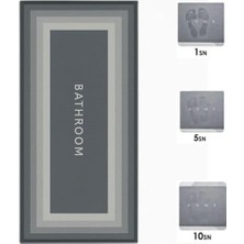 Esmo Home Sihirli Süper Su Emici Kaymaz Tabanlı Uzun Paspas 40 * 120 cm