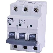 Esmo Home 6VTB-3C16 Otomatik Sigorta 6ka C Tipi 3 Kutup 16A