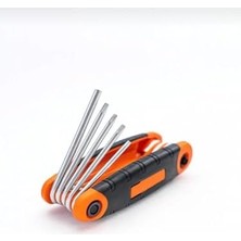 Esmo Home Katlanır Tork Alyan Anahtar Seti 8 Parça | Paslanmaz Çelik Hex | Bisiklet, Mobilya, Ev ve Atölye Tamir Aleti