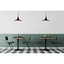 Esmo Home 4100 Modern Avize, 60 W, Siyah