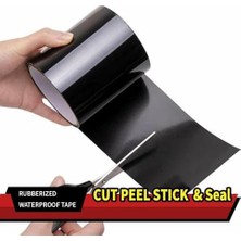 Esmo Home Koli Bandı, 10 cm x 150 cm Kauçuklu Su Geçirmez Bant, Elektrik Bandı, Yapışkanlı ve Suya Dayanıklı, Iç ve Dış Mekan Kullanımı Için Ağır Hizmet Tipi Kaydırmaz Bant