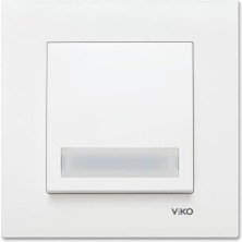 Esmo Home Beyaz Işıklı Etiketli Zil 24V Çabuk Bağlantı