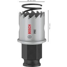 Esmo Home 1 x Pro Sheet Metal Power Plus Delik Testeresi (Paslanmaz Çelik Saclar, Çelik Saclar, Ø 25 Mm, Profesyonel Aksesuar Matkap/tornavida Için)