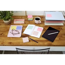 Esmo Home Daha Yeşil Açılır Notlar, 3,8x5,08 Cm, 12 Ped, Amerika'nın 1 Numaralı Favori Yapışkan Notları, Tatlı Sprinkles, Pastel Renkler (Pembe,mavi, Nane, Sarı), Temiz KALDIRMA,%100 Geri Dönüştürülmüş