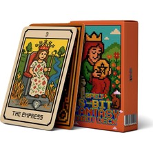Esmo Home Spelt 78 Kartlı 8-Bit Fantasy Deck 5,9 x 9,2 cm Klasik Mini Tarot Destesi Tarot Kartları