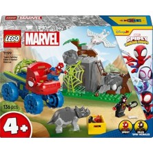 Esmo Home | Spidey ve Inanılmaz Arkadaşları Spidey Ekibi Dinozor Kamyonlu Kurtarma 11199-4 Yaş ve Üzeri Çocuklar Için Yaratıcı Oyuncak Yapım Seti (136 Parça)