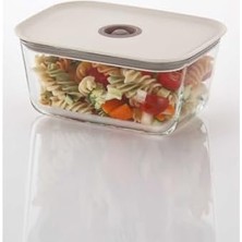 Esmo Home Clik Bej Dikdörtgen Saklama Kabı 1380 ml