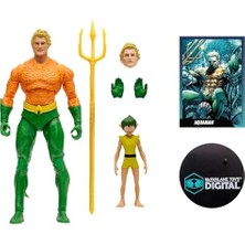 Esmo Home Mcfarlane Toys - Dc Aquaman (Dc) 7" Dijital Koleksiyonluk Aksiyon Figürü