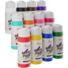 Esmo Home Tüm Renkler Akrilik Boya 12'li Set 12X60ML
