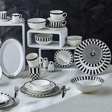 Esmo Home Damalı Porselen Çerezlik 11 cm