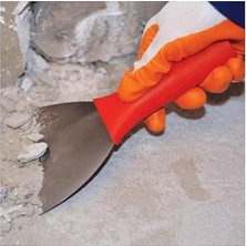 Esmo Home Plastik Saplı Metal Spatula Sıva Duvar Macun Boya Kazıma Ispatulası 10 cm Takılabilir Sap