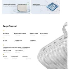 Esmo Home Qcy Sp2 Rgb Bluetooth Hoparlör Kırmızı