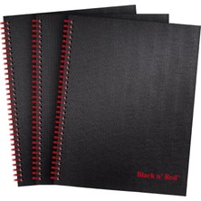 Esmo Home N' Red Iş Defteri Seti, 28X21.5CM, 70 Sayfa, 3'lü Paket