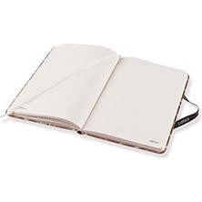 Esmo Home Kumaş Defter Çizgili Lastikli Leopar