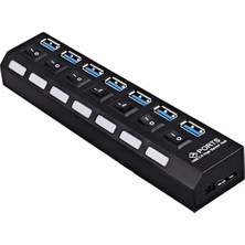 Esmo Home A5258 7 Portlu USB 3.0 Hub Anahtarlı Çoklayıcı Çoğaltıcı Switch