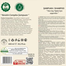 Esmo Home Naturix Keratin Kompleks Düzleştirici Şampuan 600ML - Pürüzsüz ve Parlak Saçlar Için