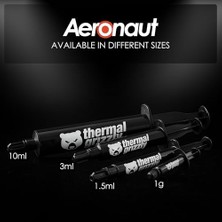 Esmo Home Thermal Grizzly - Aeronaut - Yüksek Kaliteli Termal Macun - Tüm Cpu ve Grafik Kartı Soğutucuları Için Soğutma ve Sessiz Soğutucu Bağlantısı (7,8 Gram)