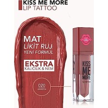 Esmo Home Kiss Me More Yüksek Pigmentli & Mat Bitişli Nemlendirici Likit Ruj 020 Assertıve