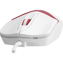 Esmo Home SM-220 USB Beyaz/kırmızı 1200DPI 3D Optik Kablolu Mouse