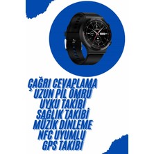 Ronanna Akıllı Saat Yeni Nesil Üç Kordonlu Nabız Ölçer Çağrı Cevaplama - Lisinya