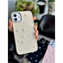 Esmo Home 11 Uyumlu 3D Oyuncaklı Pearl Tasarımlı Yumuşak Silikon Kılıf - Krempearl