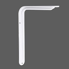 Esmo Home Raf Altı Ayak Raf Tutucu L Demir 19 x 26 cm Beyaz Montaj Aparatı (2 Adet)