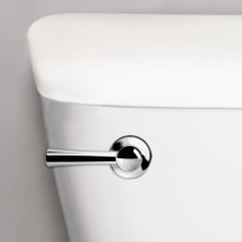 Esmo Home Tuvalet Tamiri 6054BP Strongarm Tank Kolu Evrensel Ön Açılı Yan Sol ve Sağ Montaj Tuvaletlere Uyar, Krom, Basit Stil