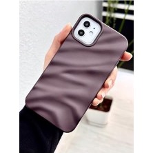 Esmo Home 11 ile Uyumlu 3D Wave Kabartma Mat Silikon Kılıf