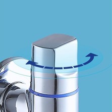 Esmo Home Kısa Mini Pirinç Krom Ev Çamaşır Bulaşık Makinesi Musluğu