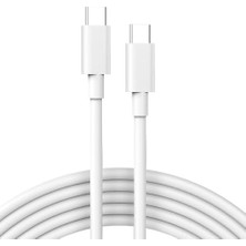 Esmo Home Şarj Kablosu 15/15 Plus/ 15 Pro/ 15 Pro Max Uyumlu Type-C To Type-C Şarj Kablosu Ayrıca Oppo ve Diğer Modellere Uyumlu