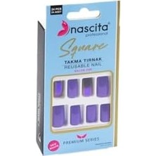 Esmo Home 24'lü Square Renkli Takma Tırnak - 163