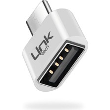 Esmo Home Windows Ile Uyumlu 3.0 USB - Type-C Dönüştürücü Otg Metal Adaptör O192 (Gri)