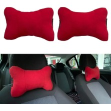 Ronanna Ortopedik Araba Seyahat Boyun Yastığı 2&AMP;#39LI Kırmızı