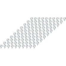 Esmo Home Vox Kilit 014973265670 25,4 cm x 3/8 Inç Düz Hex Çamaşır Makinesi Metal Vida, 100