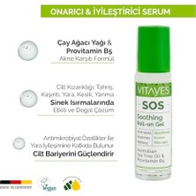 Esmo Home Sos Cilt Serumu - Akne ve Sivilce Önleyici, Siyah Nokta, Cilt Kızarıklığı, Kaşıntı, Sinek Böcek Isırması Karşıtı Onarıcı Çay Ağacı Yağı ve Provitamin B5 Serumu, Üçlü Ambalaj 30 ml