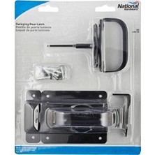 Esmo Home N101-576 Salıncak Kapı Sürgüsü, Siyah, 3/4 Inç